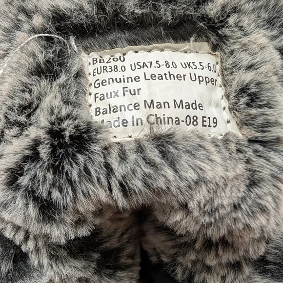 Women's Aetrex Fiona Lace Up Fur Boots Size 7.5-8 - Picture 3 of 5